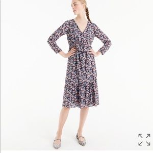 NWT JCrew Ruffle Hem Dress